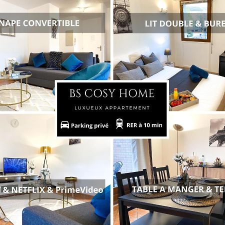 Luxueux Appartement Evry Centre - Parking - Rer A 10 Min Courcouronnes Buitenkant foto